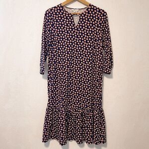 Boden Selena Ditsy Floral Jersey Midi Dress 6L